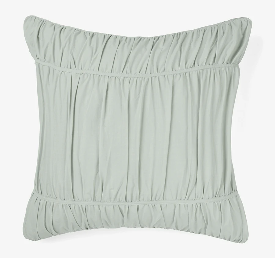 Layla European Pillowcase Seafoam