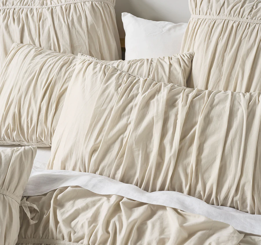 Layla Quilt Cover Set Range Natural - Image 2