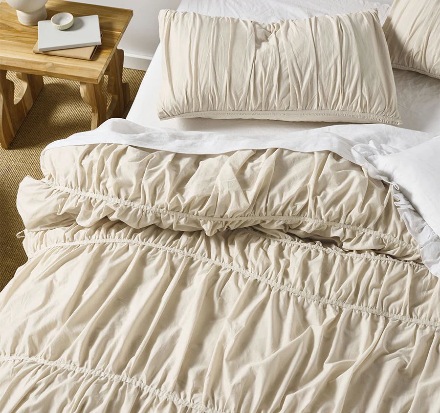 Layla Quilt Cover Set Range Natural - Image 4