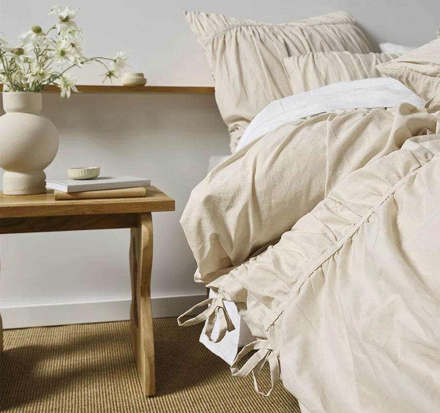 Layla Quilt Cover Set Range Natural - Image 5