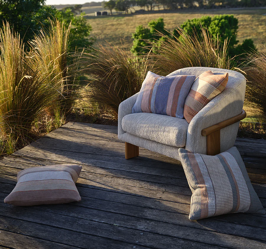Leighton 48x48cm Filled Cushion Mushroom - Image 3
