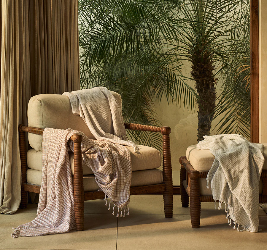 Lorne 140x180cm Throw Rug Oatmeal - Image 4