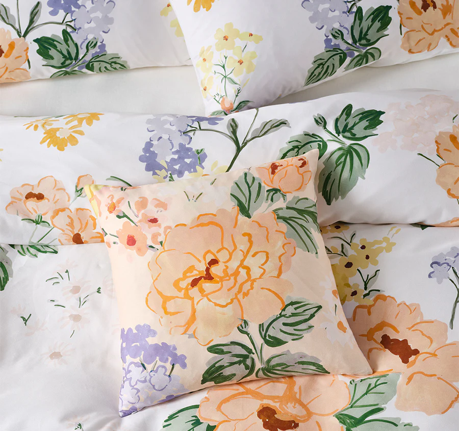 Lyra 48x48cm Filled Cushion Peach - Image 3