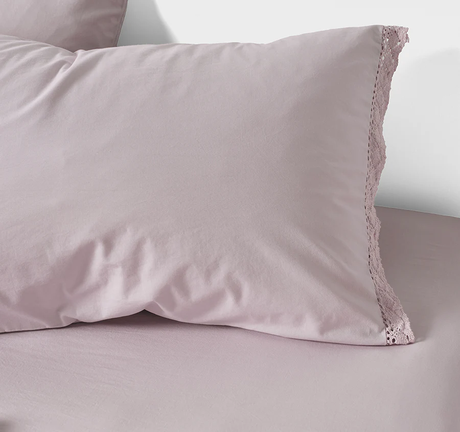 Marion 250TC Organic Cotton Mega Sheet Set Range Lavender - Image 3