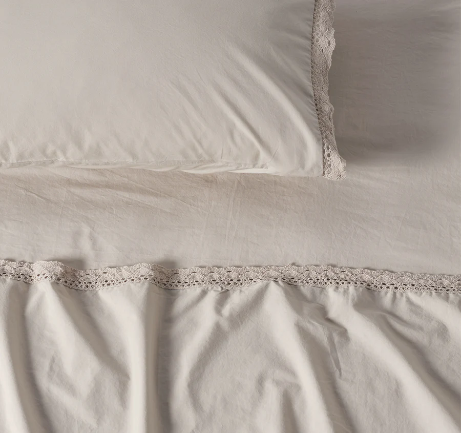 Marion 250TC Organic Cotton Mega Sheet Set Range Natural - Image 2