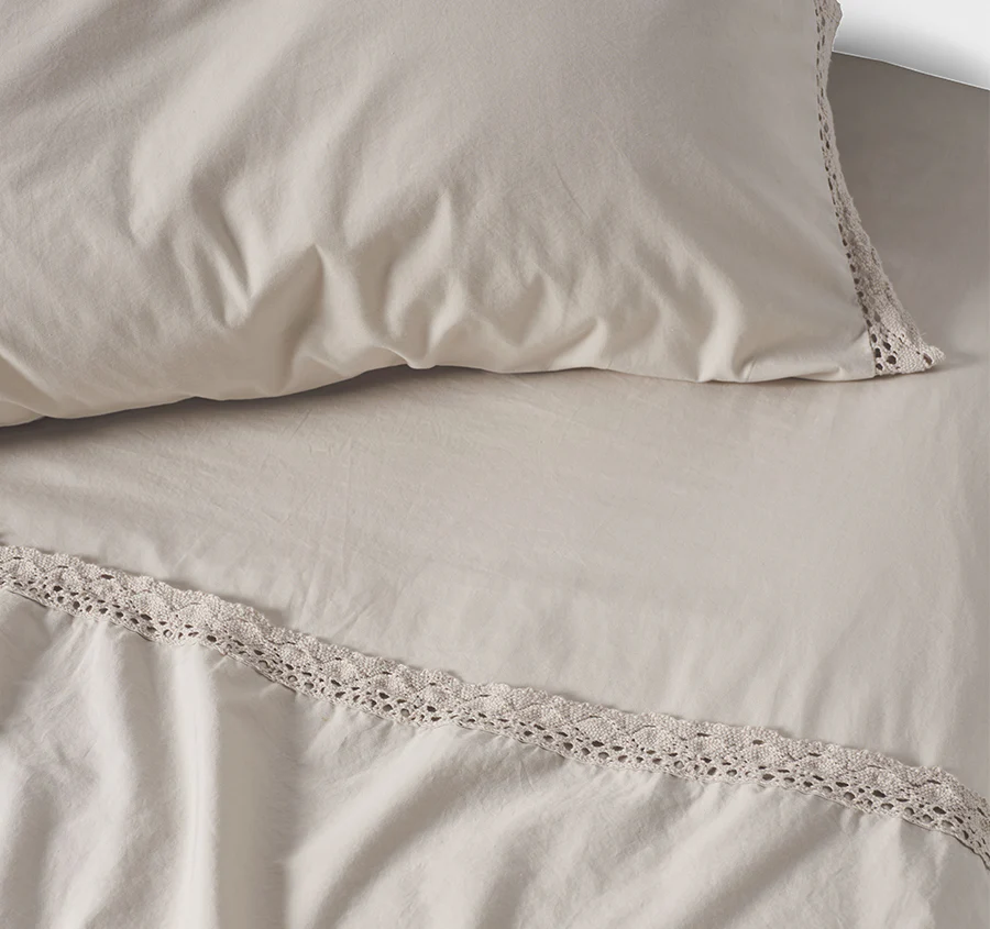 Marion 250TC Organic Cotton Mega Sheet Set Range Natural - Image 4