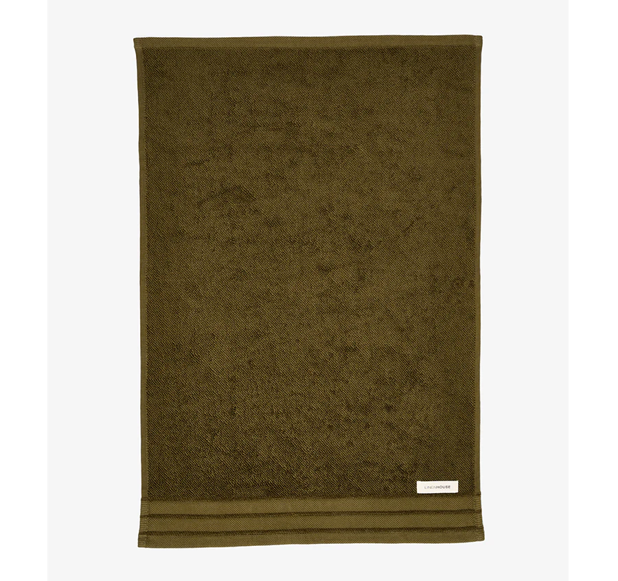Marley 600GSM Cotton Bath Towel Range Olive - Image 4