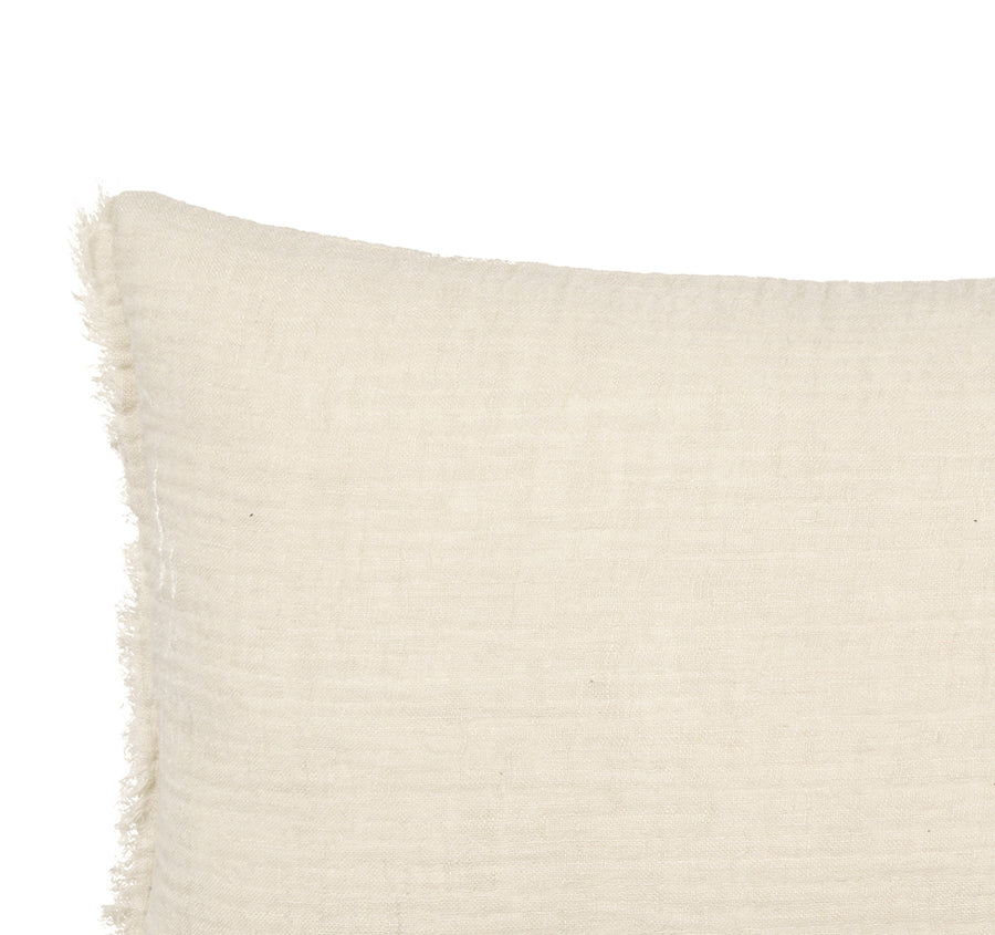 Maya 40x60cm Filled Cushion Natural - Image 2