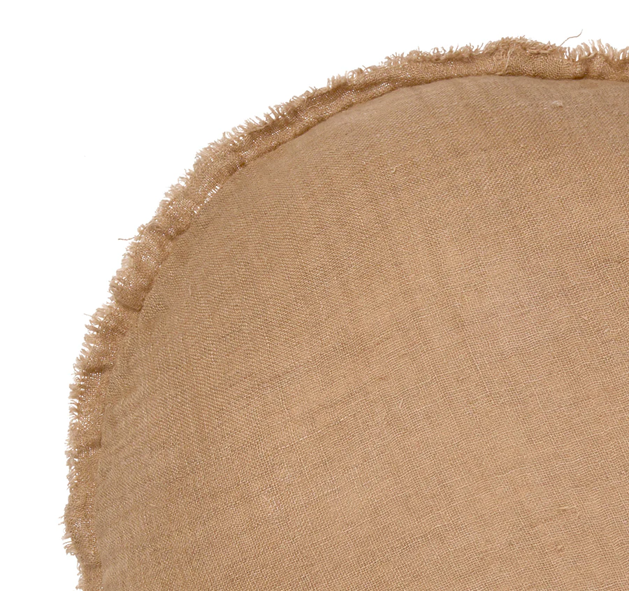 Maya 45cm Filled Round Cushion Nutmeg - Image 2