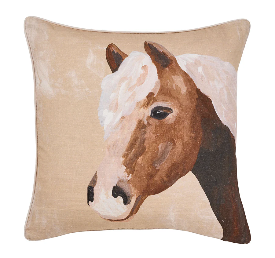 Milawa 48x48cm Filled Cushion Horse