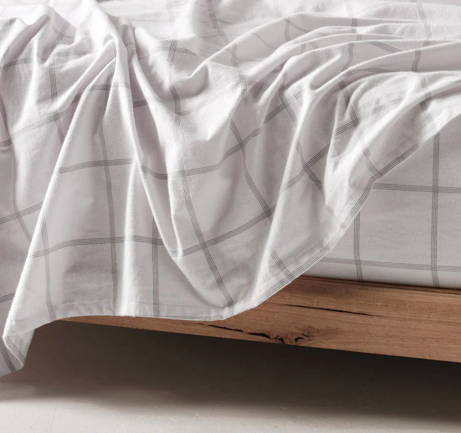 Morella Printed Flannelette Cotton Mega Sheet Set Range Smoke - Image 3