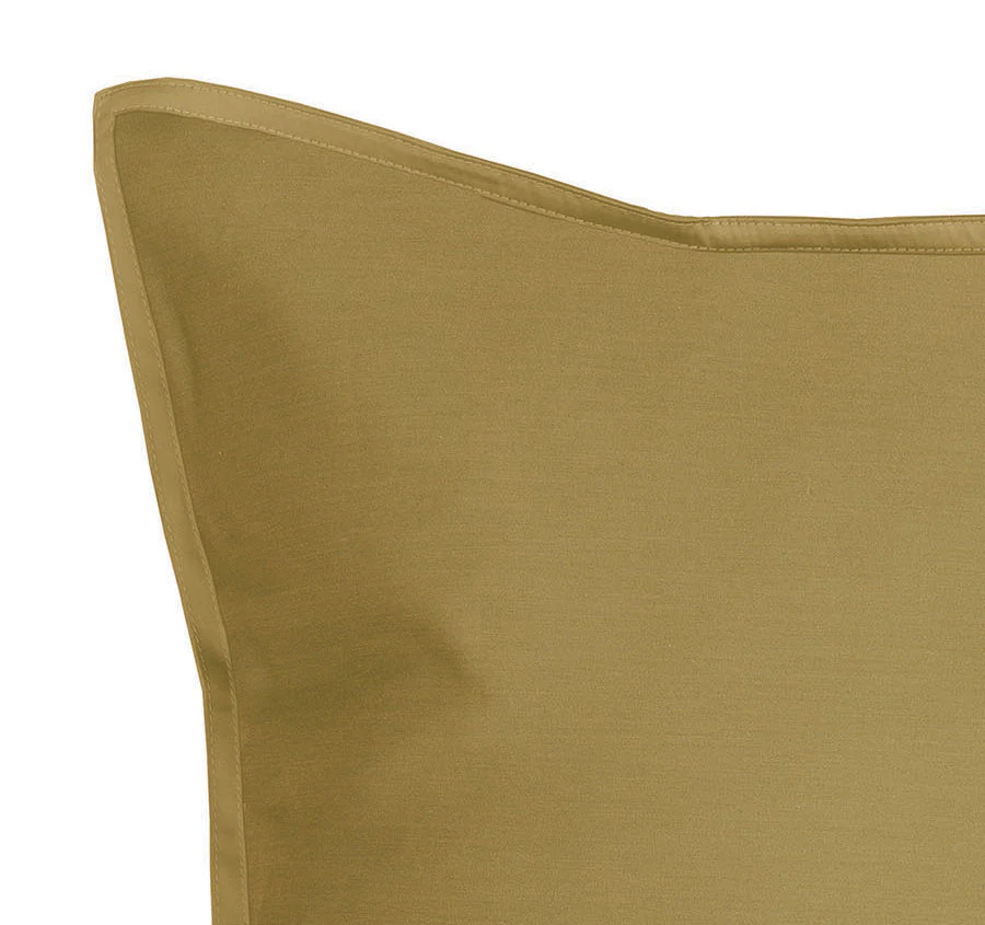 Nara 400THC Bamboo Cotton European Pillowcase Bronze - Image 2