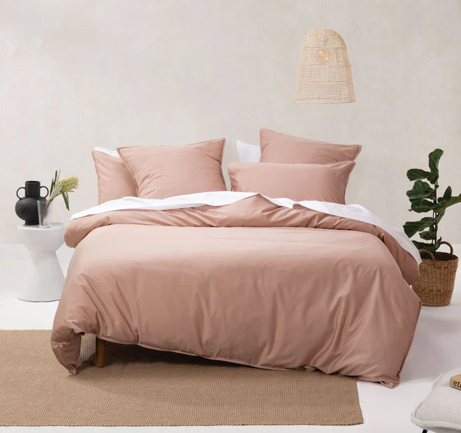 Nara 400THC Bamboo Cotton European Pillowcase Clay - Image 4