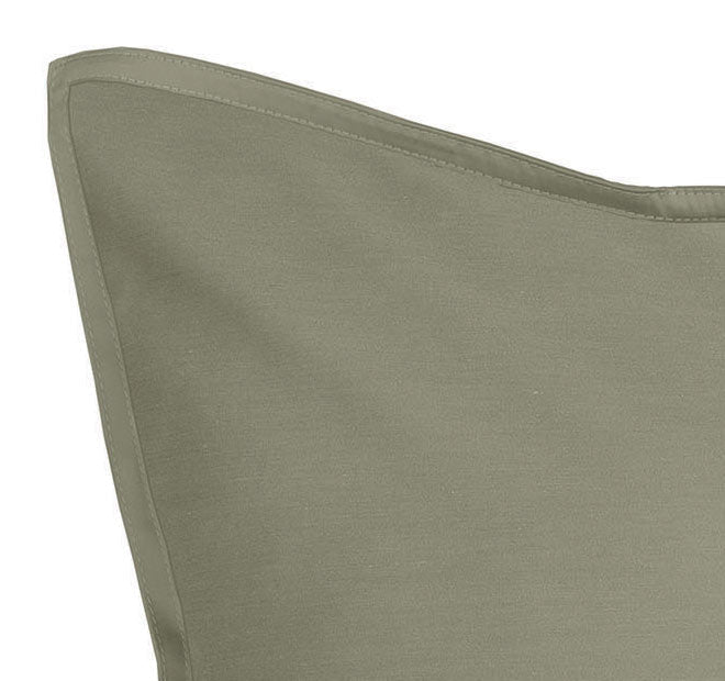 Nara 400THC Bamboo Cotton European Pillowcase Moss - Image 2