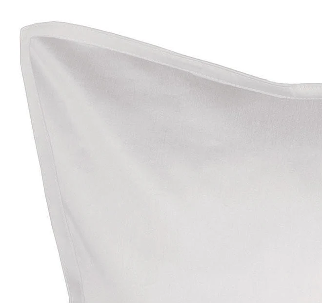 Nara 400THC Bamboo Cotton European Pillowcase Silver - Image 2