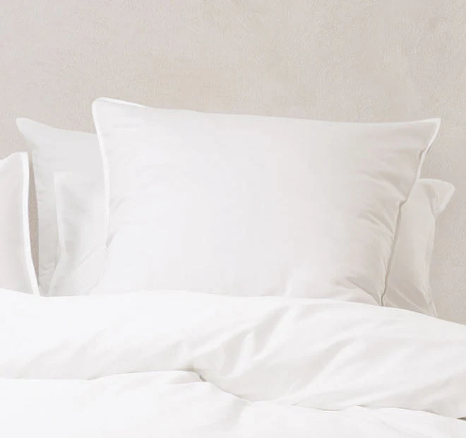 Nara 400THC Bamboo Cotton European Pillowcase White - Image 3