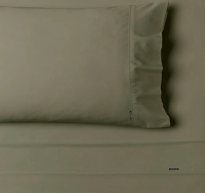 Nara 400THC Bamboo Cotton Mega Sheet Set Range Moss - Image 2