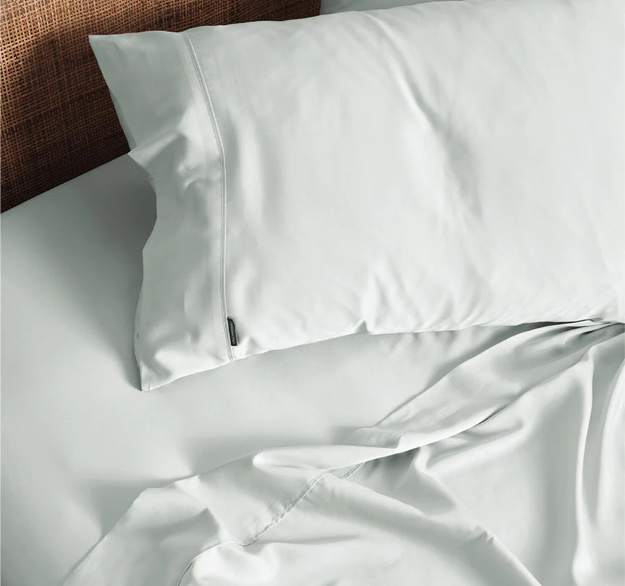 Nara 400THC Bamboo Cotton Mega Sheet Set Range Sky - Image 4