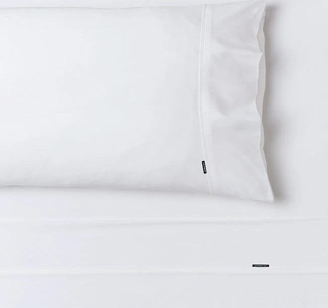 Nara 400THC Bamboo Cotton Mega Sheet Set Range White - Image 2