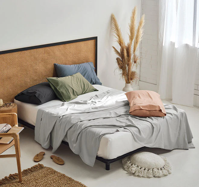 Nara 400THC Bamboo Cotton Mega Sheet Set Range White - Image 3