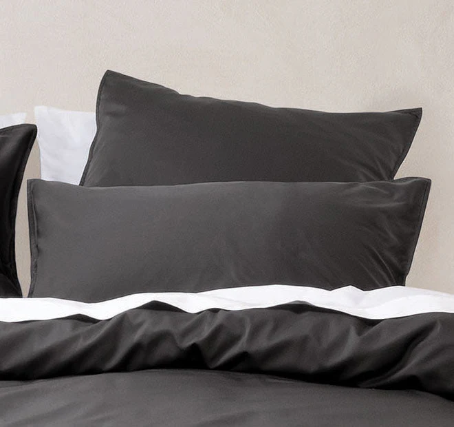 Nara 400THC Bamboo Cotton Quilt Cover Set Range Charcoal - Image 7