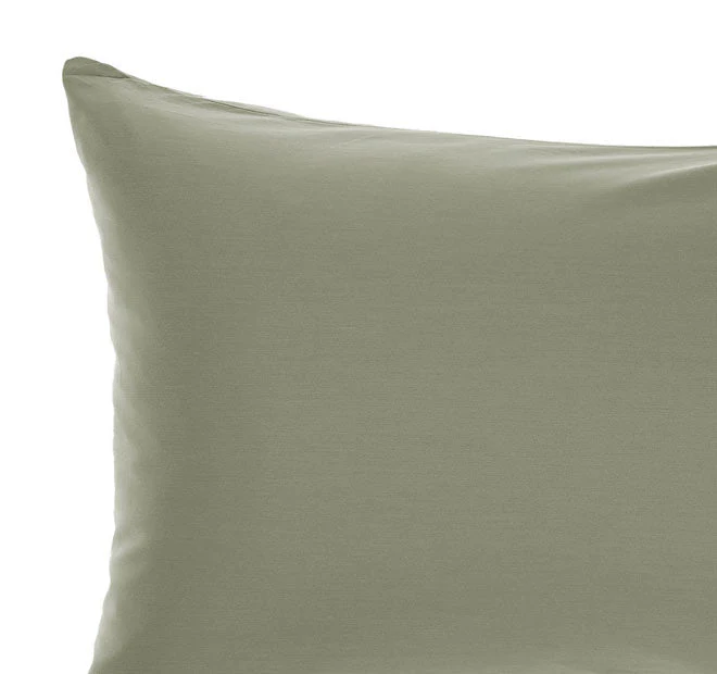 Nara 400THC Bamboo Cotton Quilt Cover Set Range Moss - Image 6