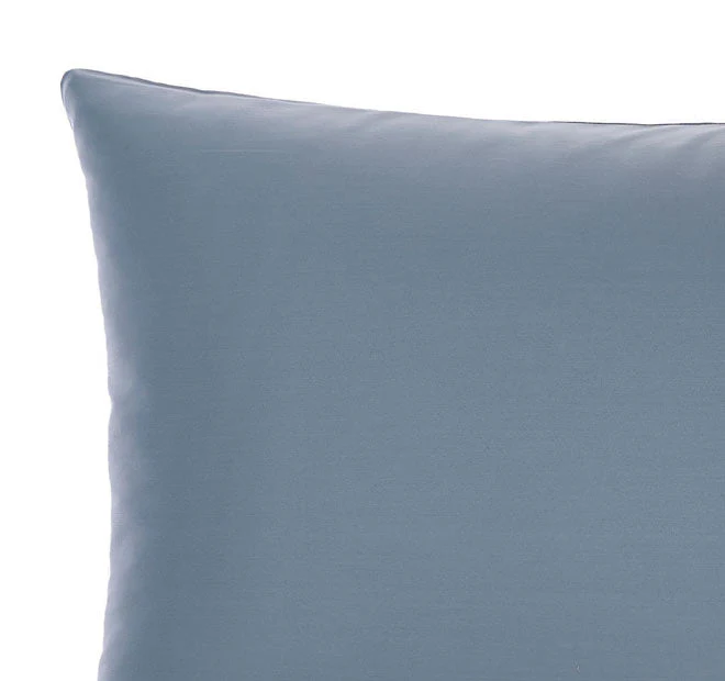 Nara 400THC Bamboo Cotton Standard Pillowcase Bluestone - Image 2
