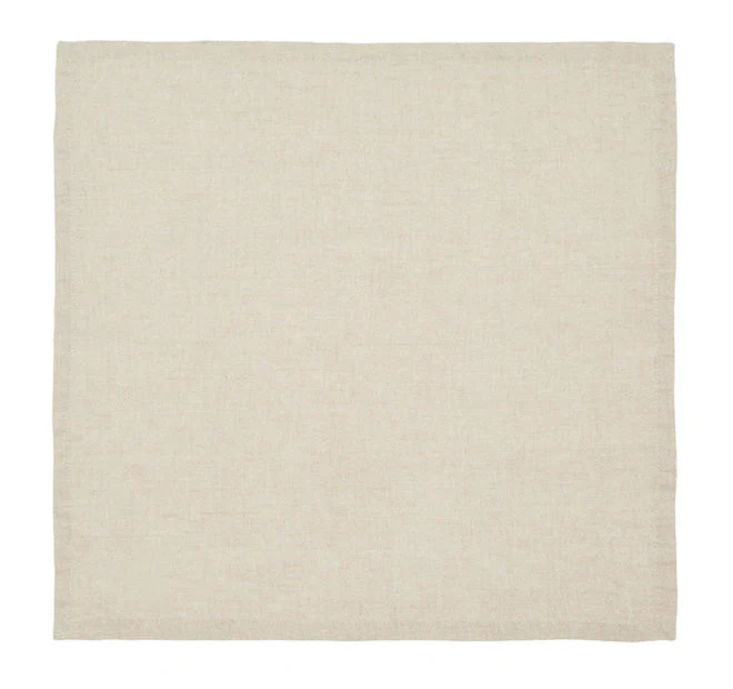 Nimes Linen 45x45cm 4 Piece Napkin Set Natural