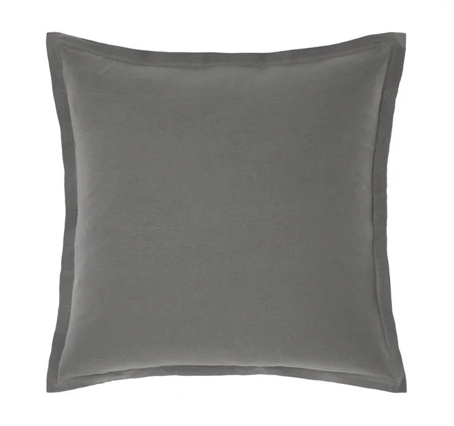 Nimes Linen 48x48cm Filled Cushion Ash