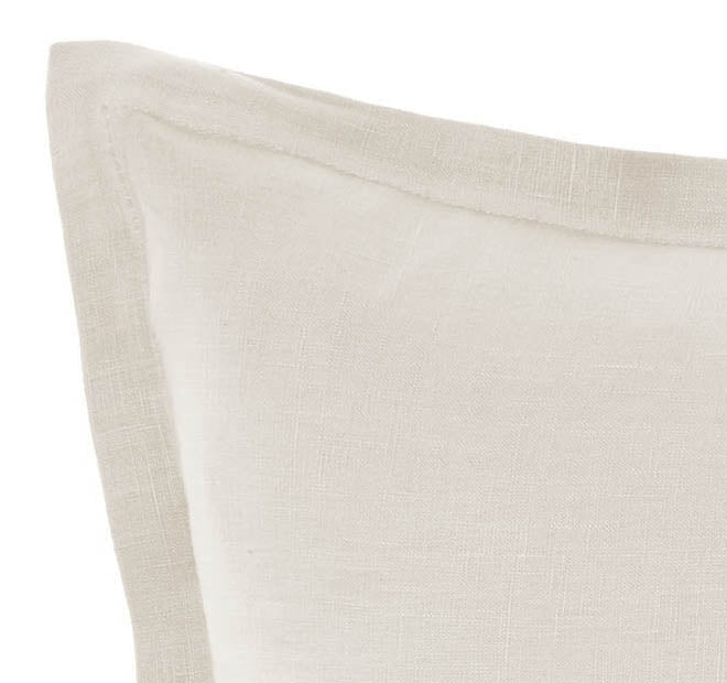 Nimes Linen 48x48cm Filled Cushion Natural - Image 2