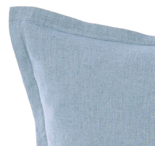 Nimes Linen 48x48cm Filled Cushion Nightfall - Image 2