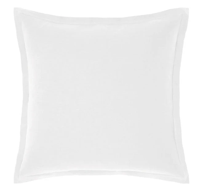 Nimes Linen 48x48cm Filled Cushion White