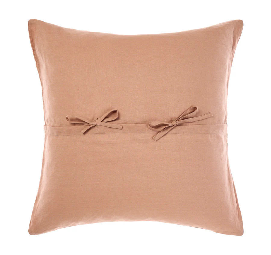 Nimes Linen European Pillowcase Clay - Image 3
