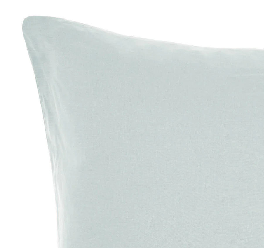 Nimes Linen European Pillowcase Sky - Image 2