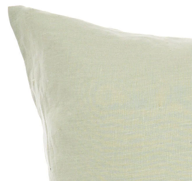 Nimes Linen European Pillowcase Wasabi - Image 3