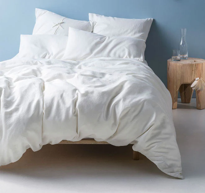 Nimes Linen European Pillowcase White - Image 3