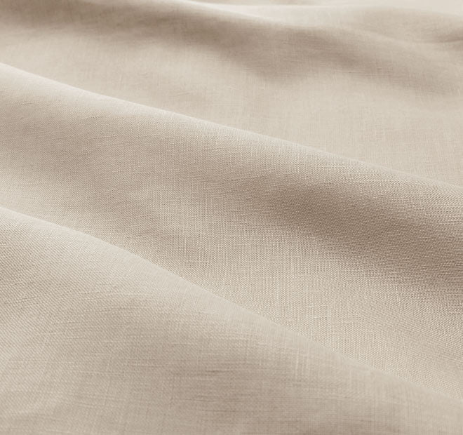Nimes Linen Mega Fitted Sheet Range Natural - Image 2