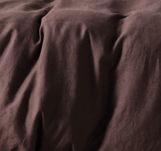 Nimes Linen Quilt Cover Set Range Espresso - Image 2