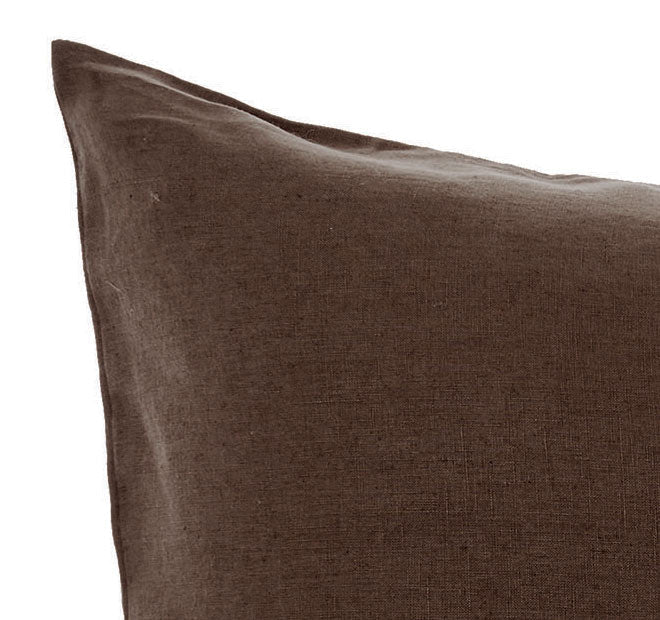 Nimes Linen Quilt Cover Set Range Espresso - Image 6