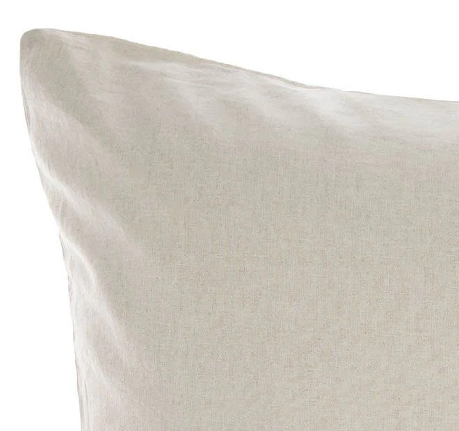 Nimes Linen Standard Pillowcase Natural - Image 2