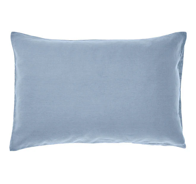 Nimes Linen Standard Pillowcase Nightfall