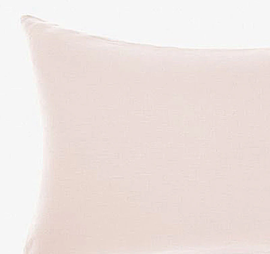 Nimes Linen Standard Pillowcase Rose Pink - Image 2