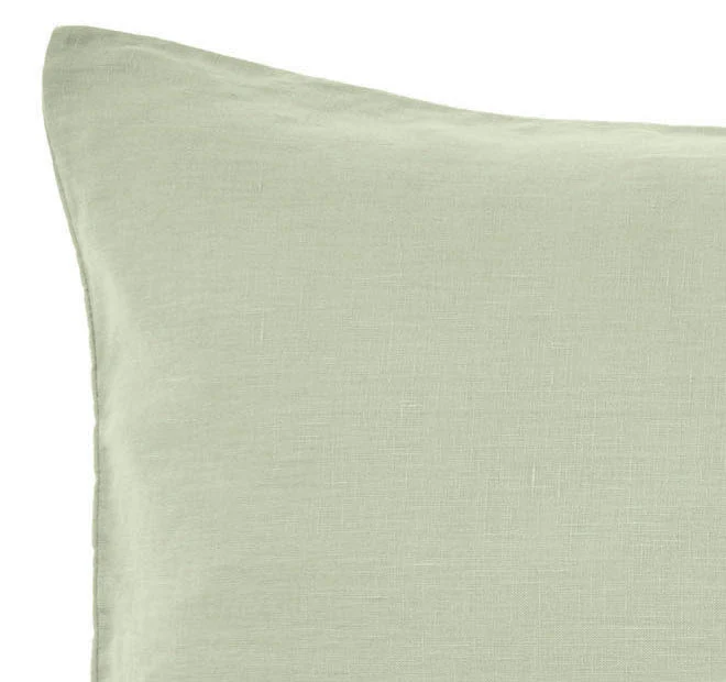 Nimes Linen Standard Pillowcase Wasabi - Image 2