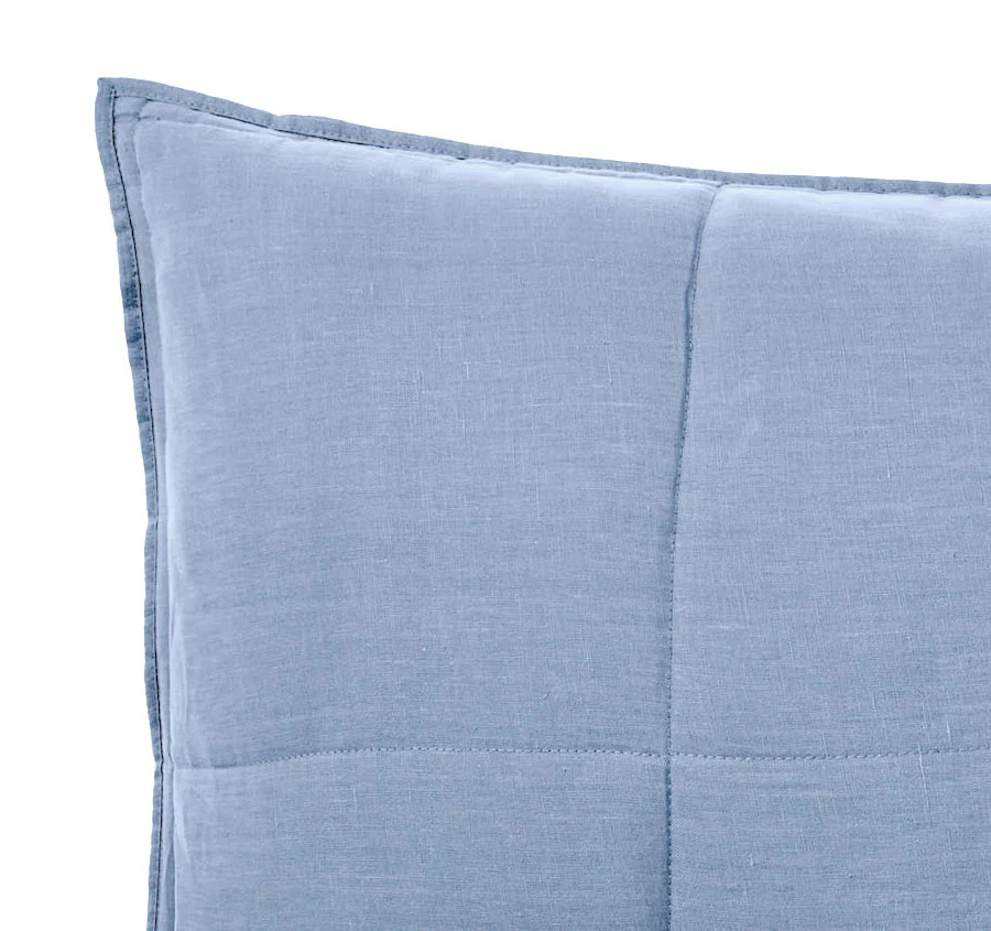 Nimes Linen Standard Pillowsham Pair Nightfall - Image 2