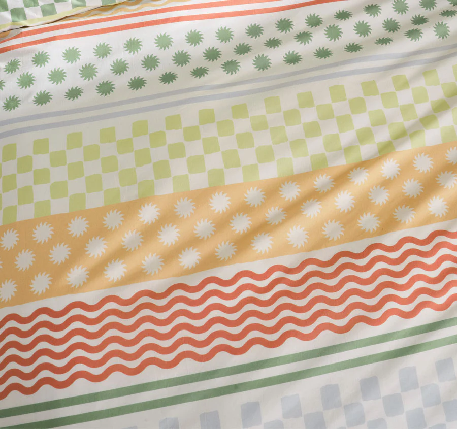 Noto Quilt Cover Set Range Multi - Image 2