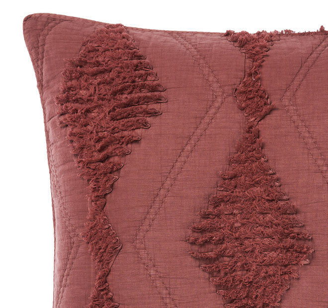 Piero European Pillowcase Rhubarb - Image 2