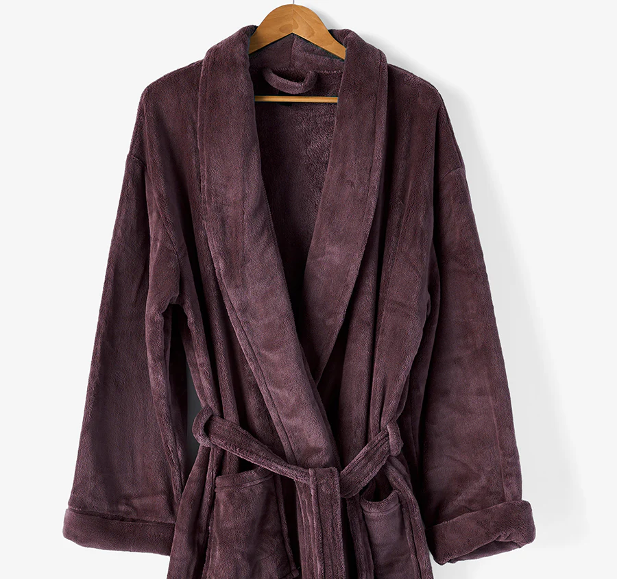 Plush Bathrobe Range Plum - Image 2