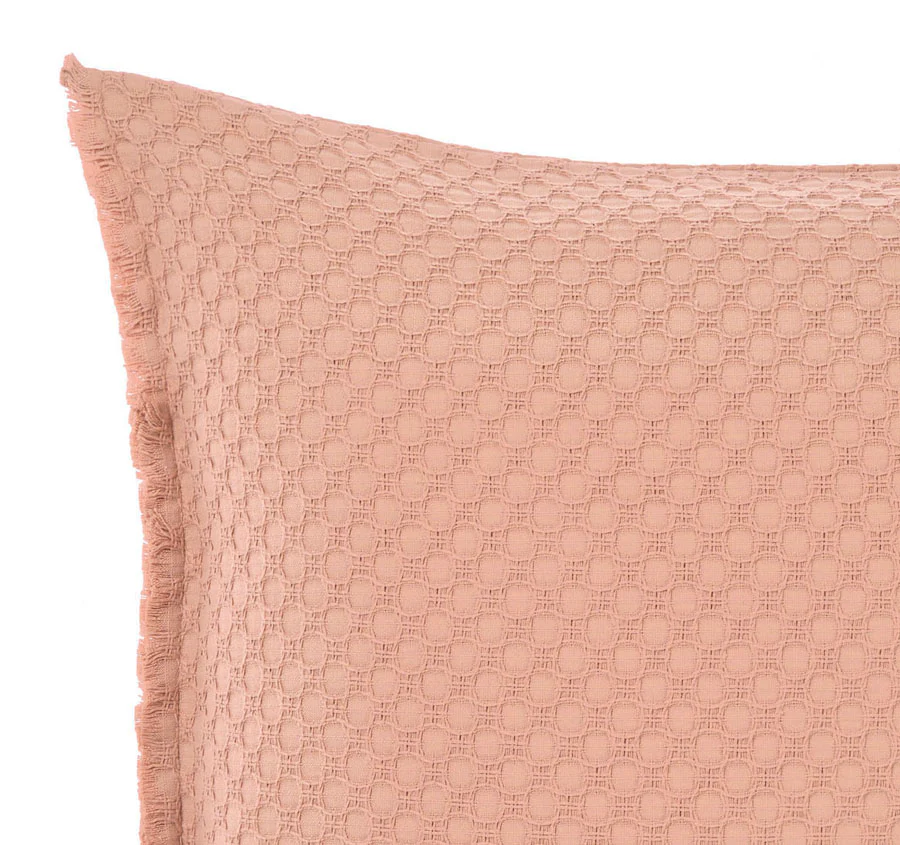 Raquelle European Pillowcase Pink Clay - Image 2