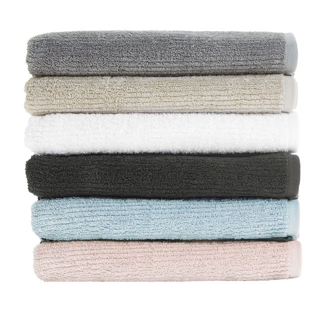 Reed 550GSM Cotton Bath Towel Range White - Image 3