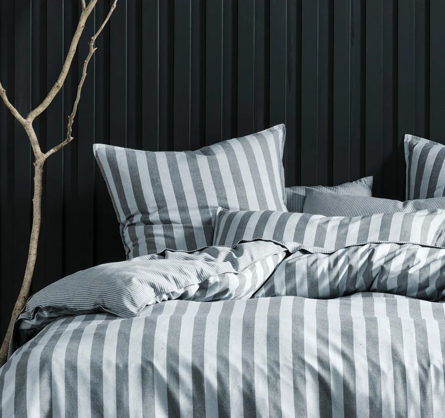 ReJeaneration Adrie European Pillowcase Charcoal - Image 3